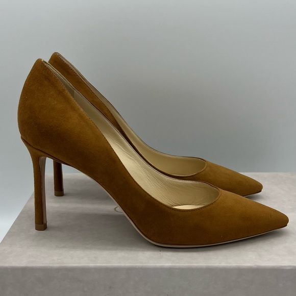 ❌SOLD❌Authentic Brand new Jimmy Choo suede leather Romy 85mm - Picture 6 of 15